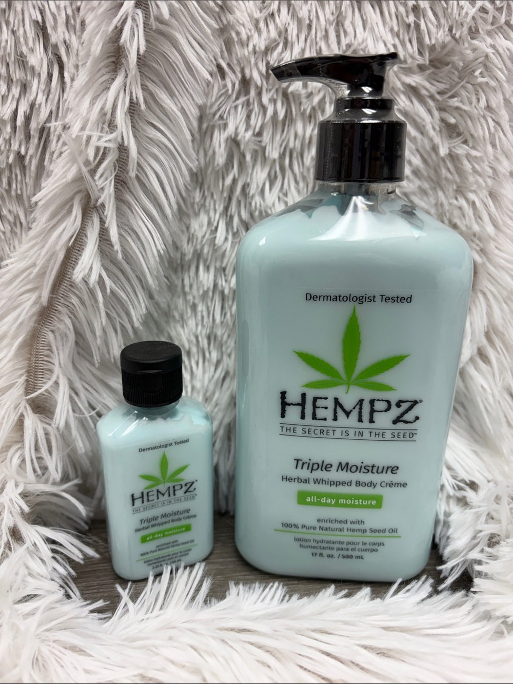 Hempz Triple Moisture Herbal Whipped Body Crème with Travel Size